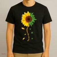 You Are My Sunshine Weed Sunflower Marijuana  T-Shirt thumb 3