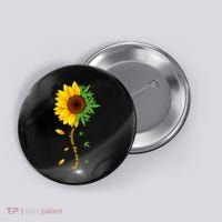 You Are My Sunshine Weed Sunflower Marijuana  Button thumb 0