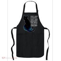 You Are Strong Resilient You Will Defeat This Shit Cat Apron thumb 0
