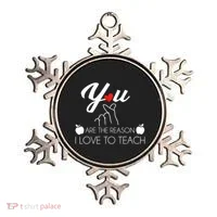You Are The Reason I Love To Teach Ornament thumb 0