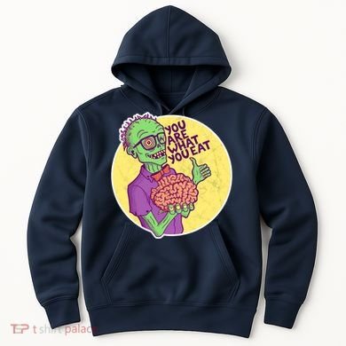 You Are What You Eat Zombie Nerd Brains Hoodie