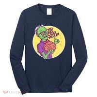 You Are What You Eat Zombie Nerd Brains Long Sleeve Shirt thumb 0