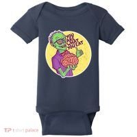 You Are What You Eat Zombie Nerd Brains Baby Bodysuit thumb 0