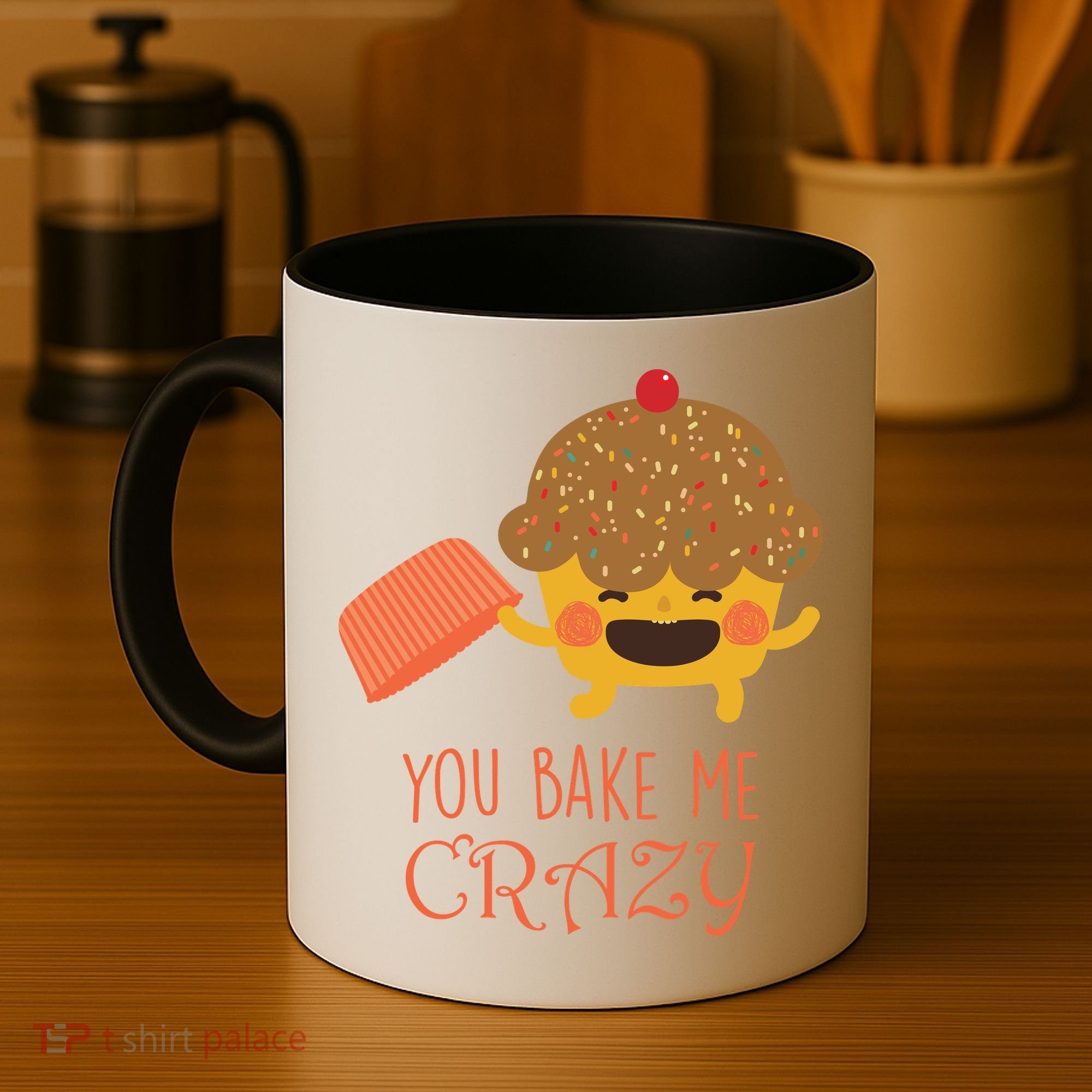 You Bake Me Crazy Coffee Mug