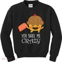 You Bake Me Crazy Kids Sweatshirt thumb 0