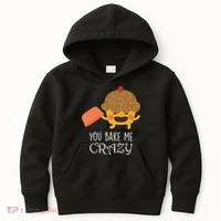 You Bake Me Crazy Kids Hoodie thumb 0