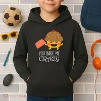 You Bake Me Crazy Kids Hoodie thumb 2