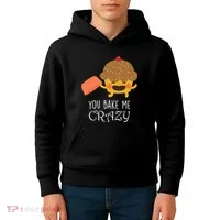 You Bake Me Crazy Kids Hoodie thumb 4