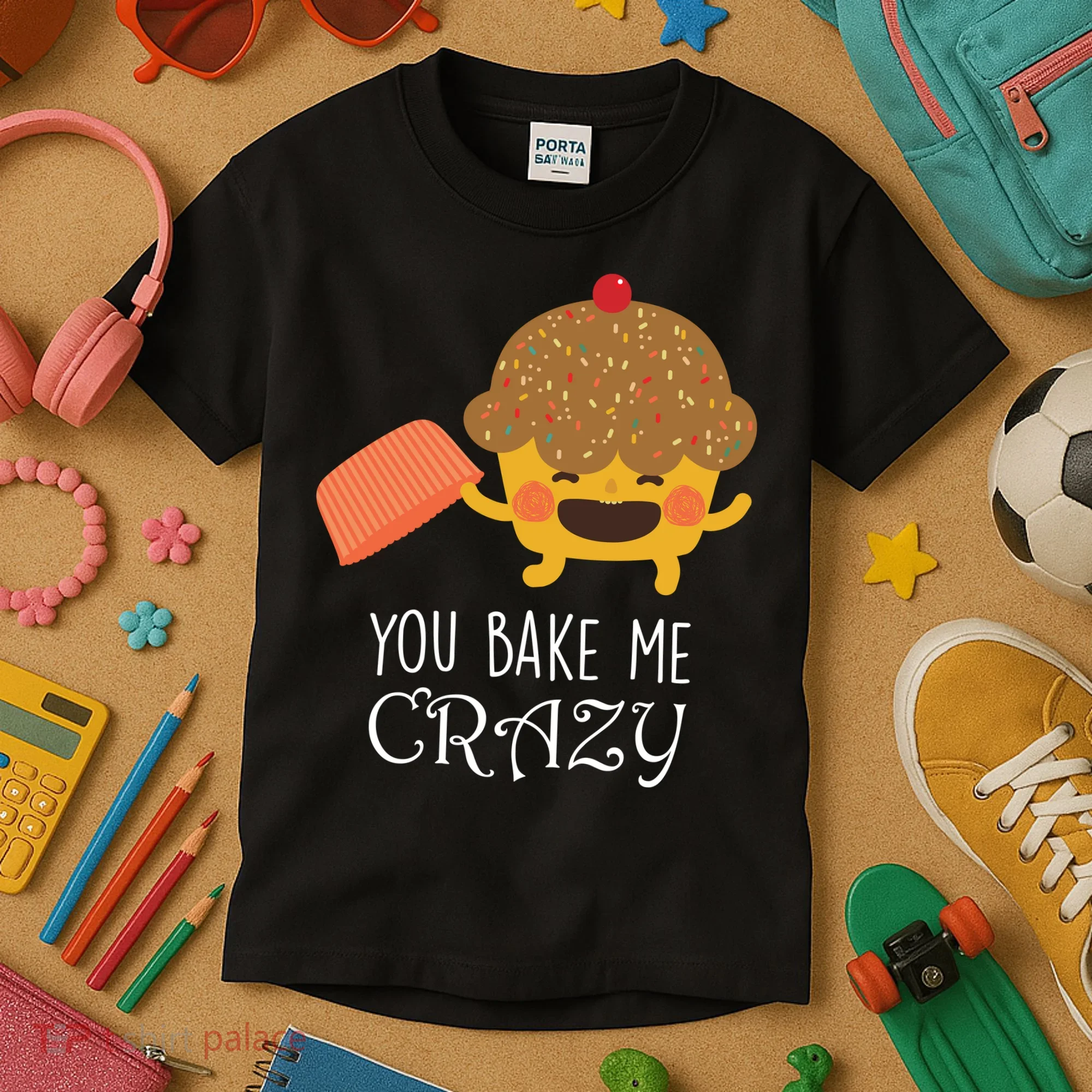 You Bake Me Crazy Kids T-Shirt