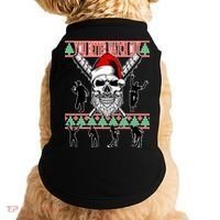 You Better Watch Out Zombie Santa Ugly Christmas Doggie Tank thumb 0