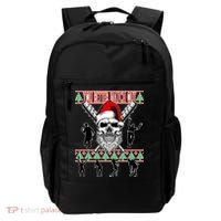 You Better Watch Out Zombie Santa Ugly Christmas Backpack thumb 0