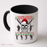 You Better Watch Out Zombie Santa Ugly Christmas Coffee Mug thumb 0