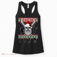 You Better Watch Out Zombie Santa Ugly Christmas Women's Tank Top thumb 0