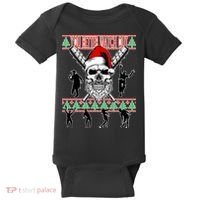 You Better Watch Out Zombie Santa Ugly Christmas Baby Bodysuit thumb 0