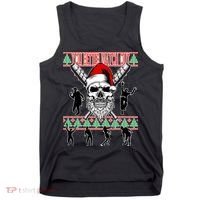 You Better Watch Out Zombie Santa Ugly Christmas Tank Top thumb 0