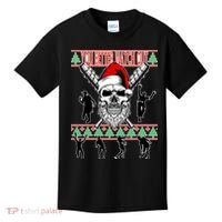 You Better Watch Out Zombie Santa Ugly Christmas Kids T-Shirt thumb 0