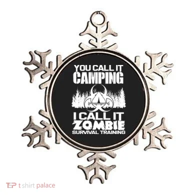 You Call It Camping I Call it Zombie Survival Training Ornament