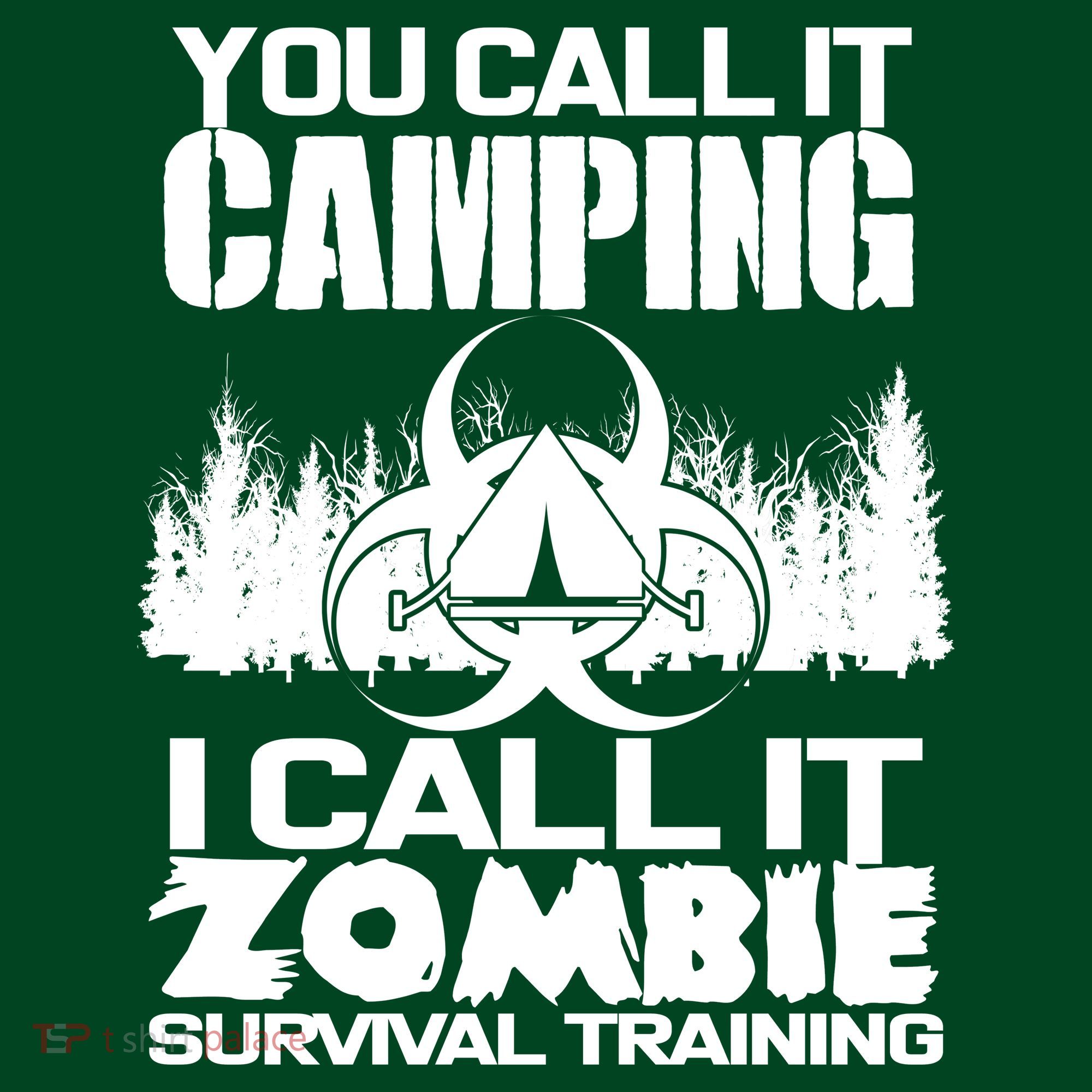 You Call It Camping I Call it Zombie Survival Training Long Sleeve Shirt