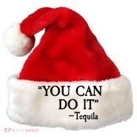 You Can Do It - Tequila Funny Cinco De Mayo Santa Hat thumb 0