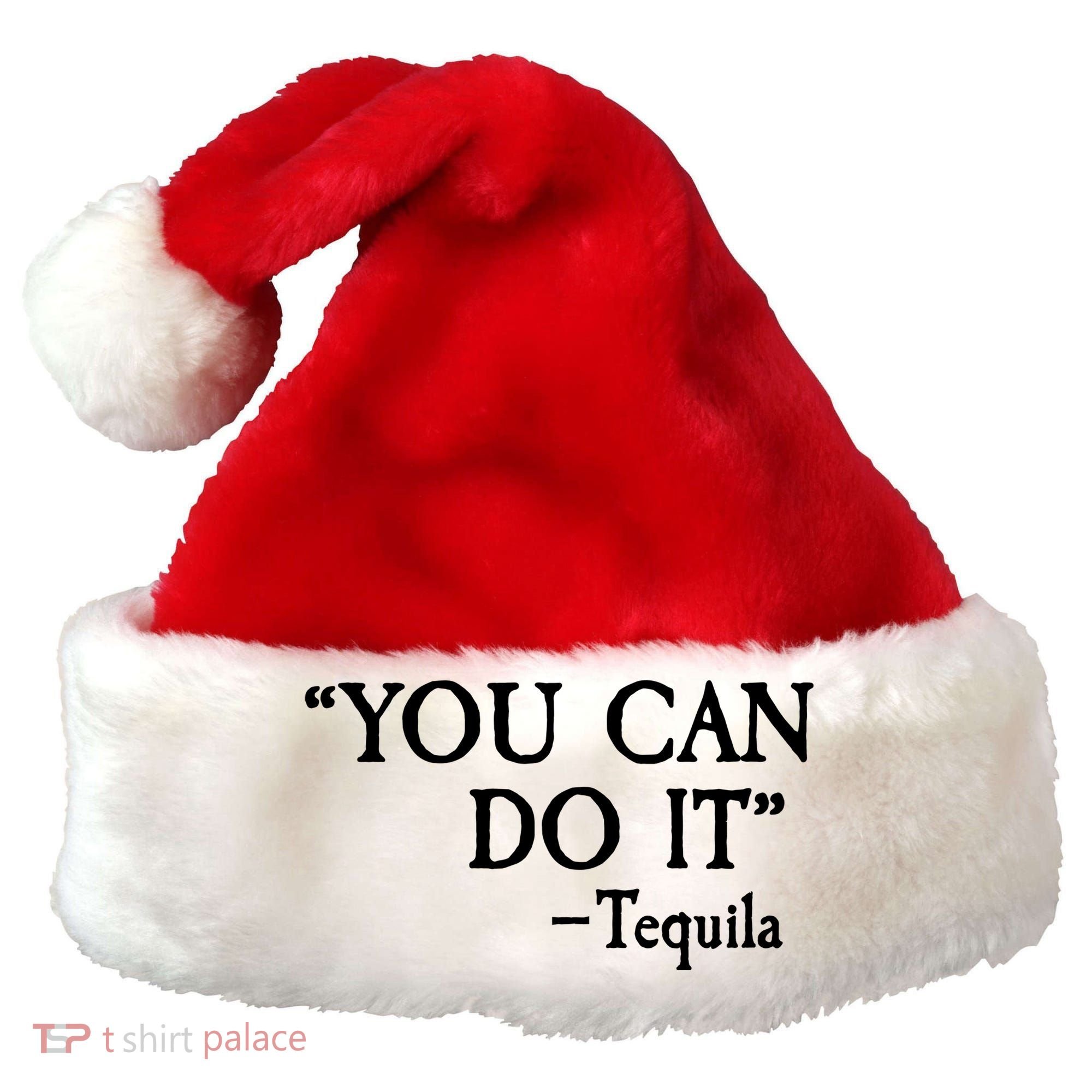 You Can Do It - Tequila Funny Cinco De Mayo Santa Hat