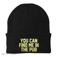 You Can Find Me In The Pub St. Patrick's Day Beanie thumb 0