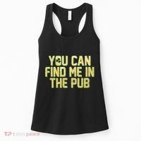You Can Find Me In The Pub St. Patrick's Day Women's Tank Top thumb 0