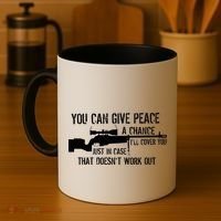 You Can Give Peace A Chance Coffee Mug thumb 4