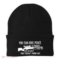 You Can Give Peace A Chance Beanie thumb 0