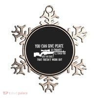 You Can Give Peace A Chance Ornament thumb 0