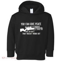 You Can Give Peace A Chance Toddler Hoodie thumb 0