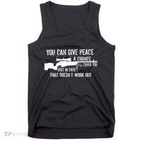 You Can Give Peace A Chance Tank Top thumb 0