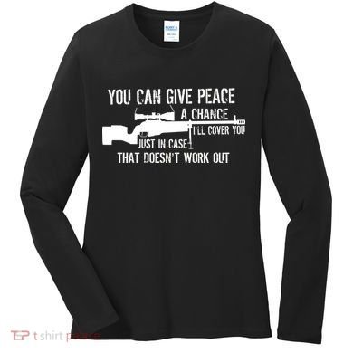 You Can Give Peace A Chance Women's Long Sleeve Shirt