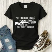 You Can Give Peace A Chance Women's T-Shirt thumb 3
