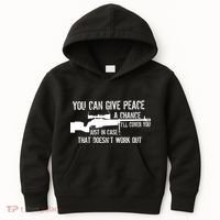 You Can Give Peace A Chance Kids Hoodie thumb 0