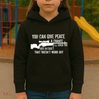 You Can Give Peace A Chance Kids Hoodie thumb 3