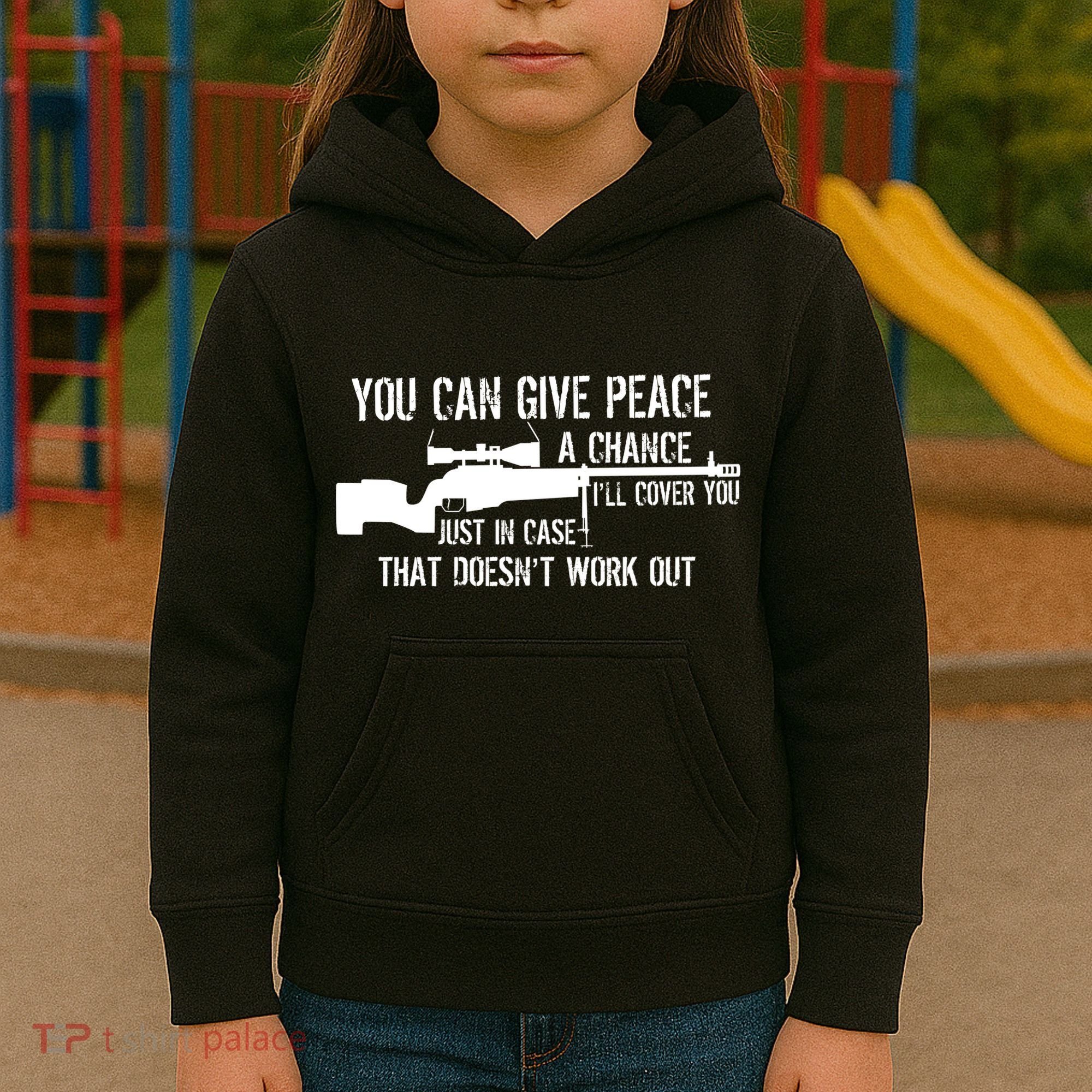 You Can Give Peace A Chance Kids Hoodie