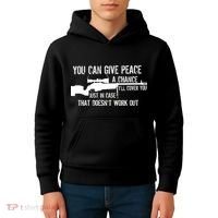 You Can Give Peace A Chance Kids Hoodie thumb 4