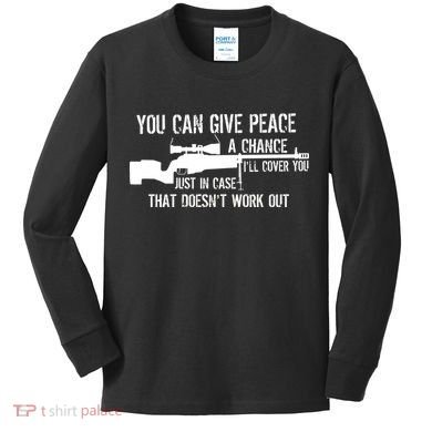 You Can Give Peace A Chance Kids Long Sleeve Shirt