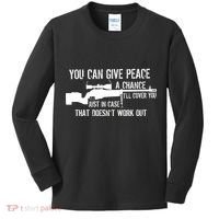 You Can Give Peace A Chance Kids Long Sleeve Shirt thumb 0