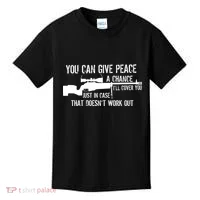 You Can Give Peace A Chance Kids T-Shirt thumb 0