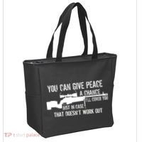 You Can Give Peace A Chance Tote Bag thumb 2