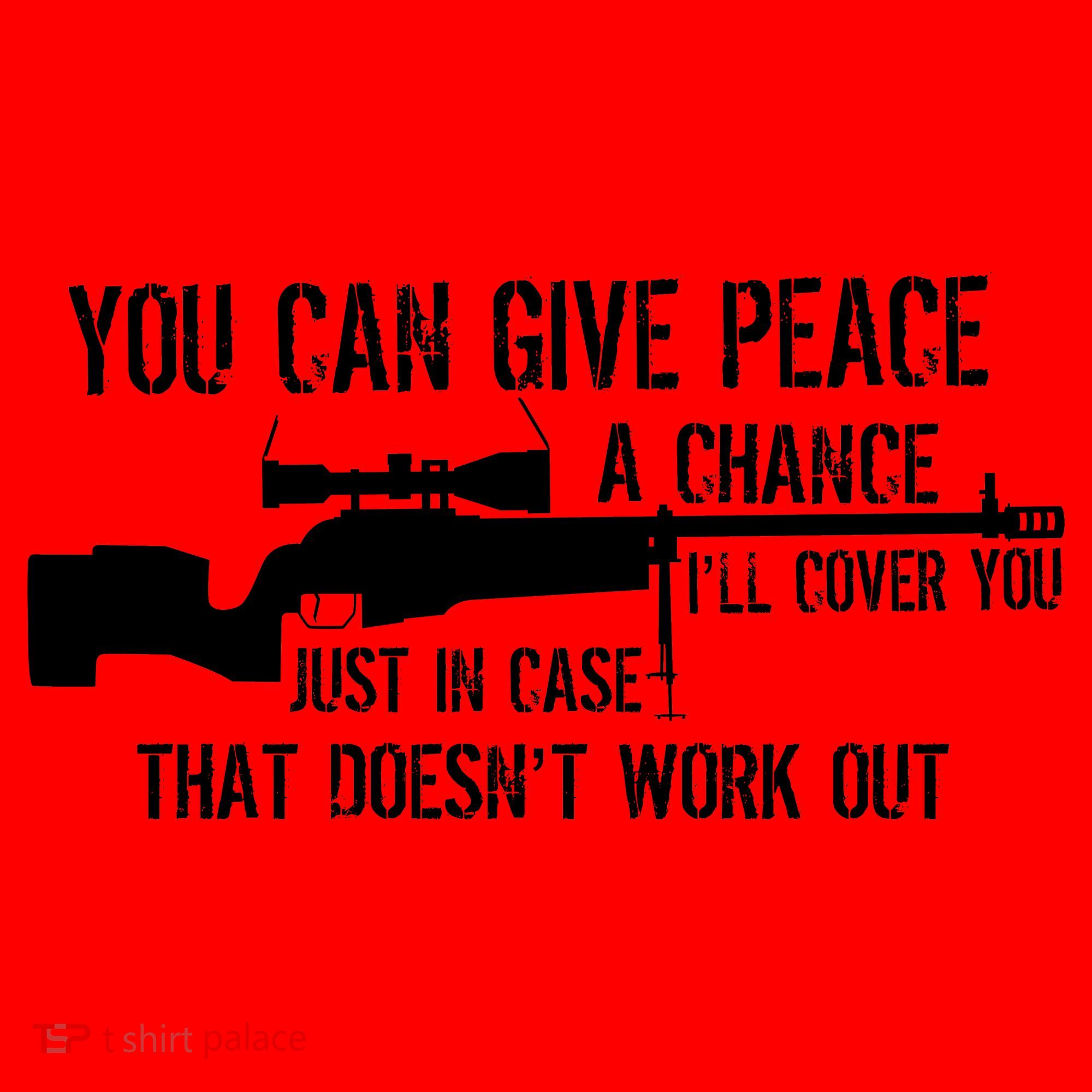 You Can Give Peace A Chance Santa Hat