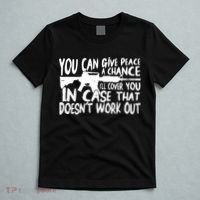 You Can Give Peace A Chance I'll Cover You Assault Gun T-Shirt thumb 5