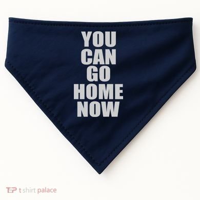 You Can Go Home Now Work Out Training Sweat USA-Made Doggie Bandana
