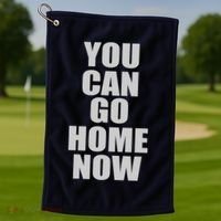You Can Go Home Now Work Out Training Sweat Golf Towel thumb 1