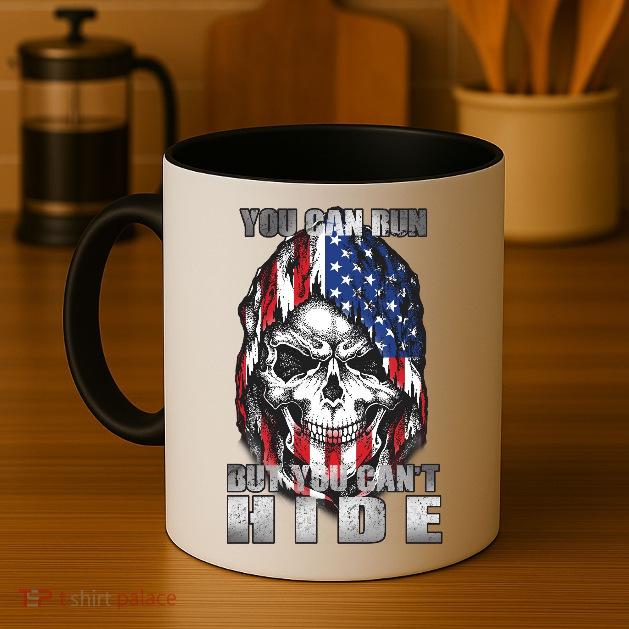 You Can Run But You Can't Hide Coffee Mug