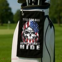 You Can Run But You Can't Hide Golf Towel thumb 2