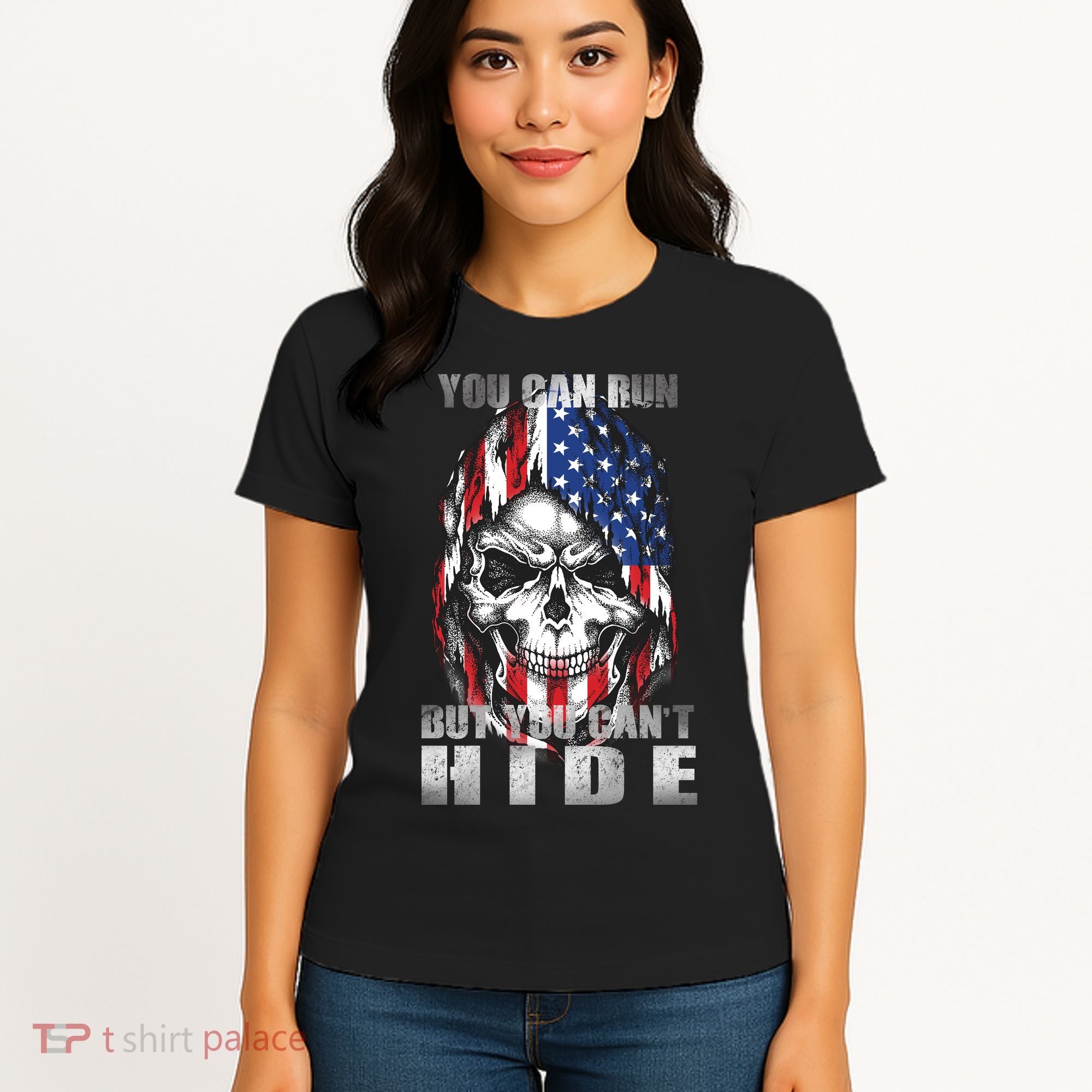 You Can Run But You Can't Hide Women's T-Shirt