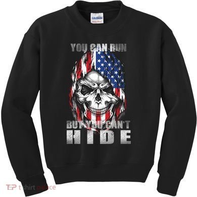 You Can Run But You Can't Hide Kids Sweatshirt