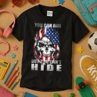 You Can Run But You Can't Hide Kids T-Shirt thumb 3